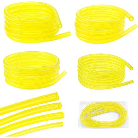 Voogenzek 4er-set Ölschläuche, Je 1 M (2 X 3,5 Mm, 2,5 X 5 Mm, 3 X 5 Mm, 3 X 6 Mm) Für Rasenmäher, Motorsense Und Allgemeine Motoren