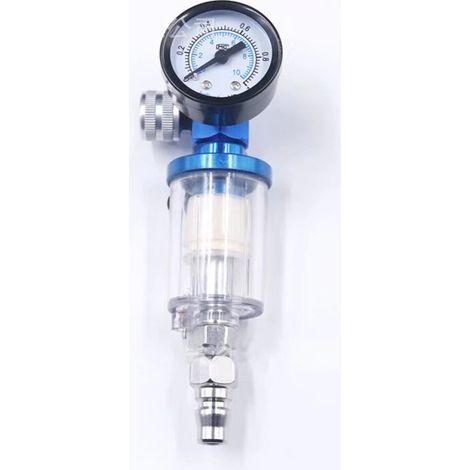 Pneumatischer Sprühgerät Mit Luftregler Und Zähler + Ölabscheider Und Wasserfilter