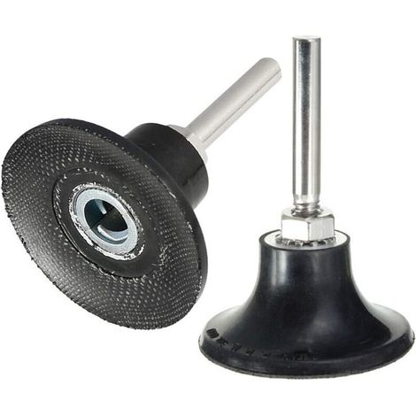 2 Stück 50 Mm Pad-halter, Roll-lock-schleifstütze, Polierspannfutter Mit Schnellwechsel, 6,35 Mm Schaft Für Drehwerkzeug, Schleifen Und Polieren