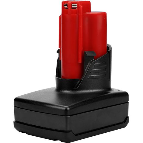 6000mah Mil Li-ionen-akku Für Milwaukee 12v Akkus 48-11-2401, 48-11-2402, C12b, C12bx, M12 2432-20, 2432-22, 2446-20, 2446-21xc, 2450-20, 2450-22, 2451, 2451-20, 2451-22, 18650 Wiederaufladbarer Akku
