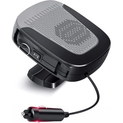 Auto-entfrostungsheizung, Tragbare 12v-zigarettenanzünder-heizung Für Autos, Autoheizung Mit 360-grad-drehung Für Alle Fahrzeuge