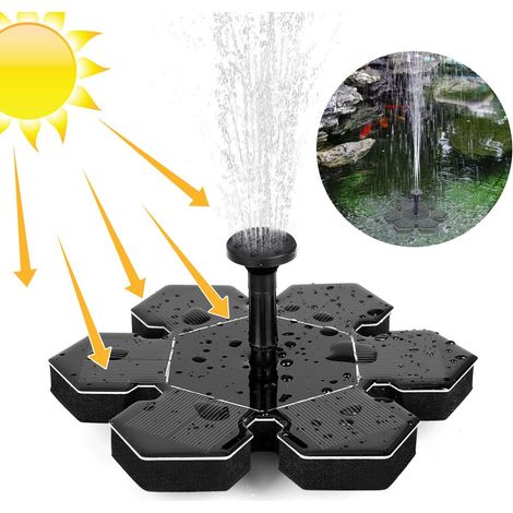 Solarbrunnen Für Den Außenbereich Mit 1,5-w-solarmodul