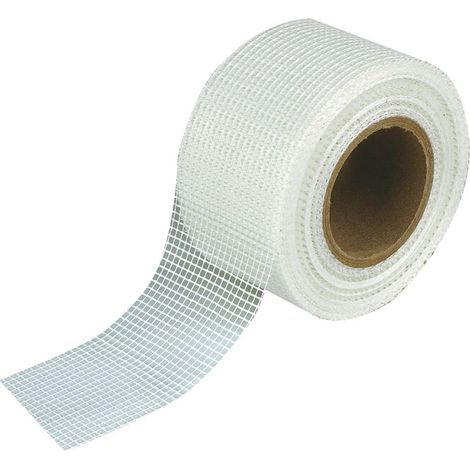 Klebeband Für Gipskartonplatten (45 Mm X 30 M), Weißes, Hochfestes Gittergewebe Für Fugen Und Risse In Decken Und Wänden