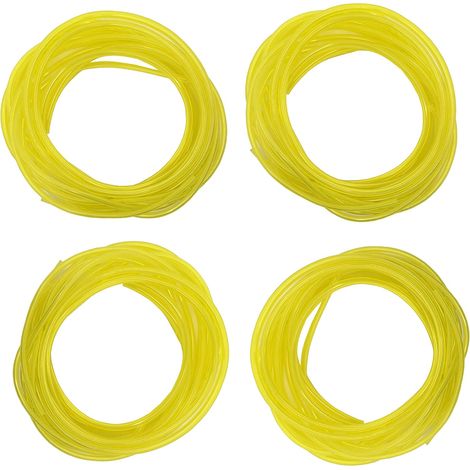 Hippotech 12 Meter Kraftstoffschlauch, Benzin-gas-leitungsschlauch, 4 Größen 2x3,5 Mm / 2,5x5 Mm / 3x5 Mm / 3x6 Mm Für Zweitakt-kleinmotoren, Rasenmäher, Kettensäge, Gebläse