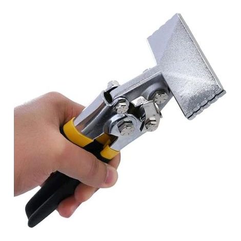 Blechzange 75 Mm, Flachzange Mit Rutschfestem Griff, Gerade.