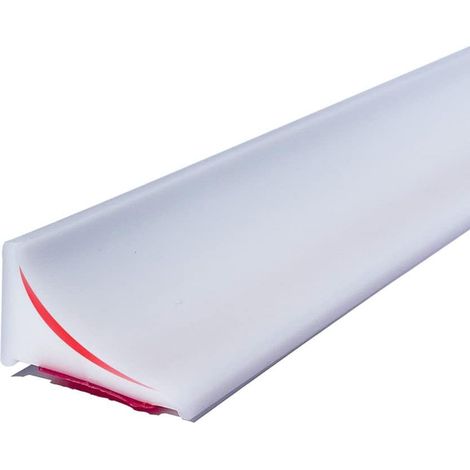 100cm Duschstopper Für Rahmenlose Türen, Silikon-wassersperre Duschrinne, Selbstklebendes Schutzband Für Duschbarriere In Bad Und Küche, Weiß