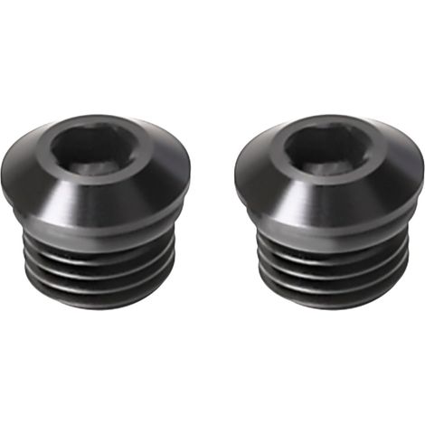 Sechskant-innensechskant-steckeradapter 6an, Orb-anschluss Mit O-ring, Schwarzes Aluminium, 2er-pack