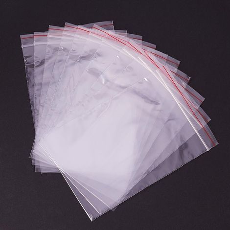 10er-pack Druckverschlussbeutel - 7 X 10 Cm - Aus Kunststoff - Mit Druckverschluss - 40 Größen Zur Auswahl