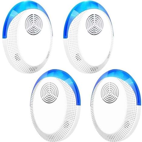 Ultraschall-schädlingsabwehrmittel, Elektronische Mausefallen Und Insektenfallen, 4er-pack Für Den Innenbereich, Steckdosen-abwehrmittel Gegen Mücken Und Spinnen, Wirksames Rattenabwehrmittel