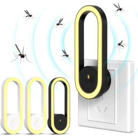 Ultraschall-insektenabwehrmittel, 4er-pack, Elektronischer Mückenschutz Für Die Schädlingsbekämpfung Im Innenbereich, Mäuseabwehr Mit Stecker Für Haus, Küche, Büro Und Lager