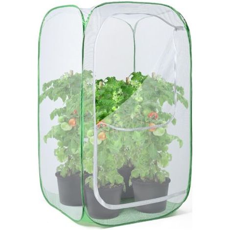 Außengehege Mit 91 Cm Maschenweite, Schutz Vor Schädlingen, Vögeln Und Ungeziefer Für Obst, Gemüse, Blumen Und Kräuter, Zusammenklappbarer Käfig 61 X 61 X 91 Cm