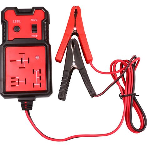 Elektronisches Relais-testgerät 12v Auto Batterie Checker Mit Klemmen Auto Relais Diagnosewerkzeug
