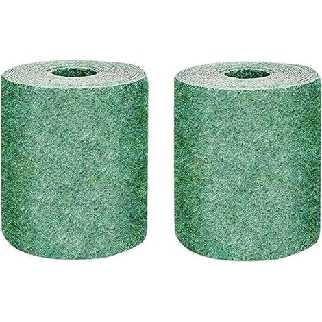 2er-pack Rasensamen-rolle, Biologisch Abbaubare Gras-anzuchtmatte, Rasensamen-matte Mit Dünger Für Garten, Picknick Und Gartenarbeit, Rasenpflanzmatte 20 × 1000 Cm