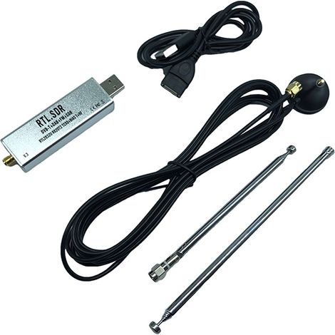 Radioempfänger, Vollband-software 0,1 Mhz–1,7 Ghz Hf-fm-empfänger, Flugfunk-adsb-band