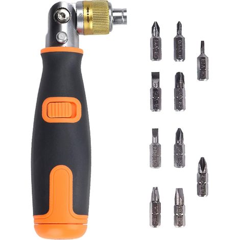 10-in-1 Ratschen-schraubendreher-set Mit Magnetischen Bits Für Einfache Montage