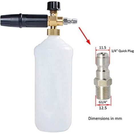 Schnellkupplungen Für Schaumlanze, Hochdruckreiniger 1/4 Zoll Adapter, Schnellverschluss