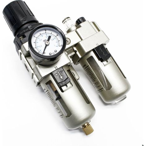 Druckluftaufbereitungseinheit 12,91 Mm Filter Regler Wasserabscheider Schmierstoffgeber 1/2 Ac4010-04d