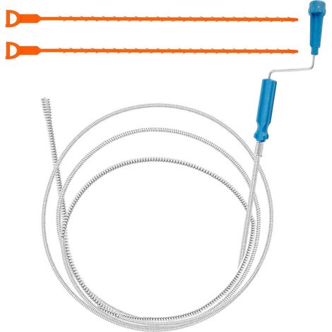 Uningyi Jy10073 3er-set Flexible Rohrreinigungsspiralen Für Küche Und Bad, 3 M X 5 Mm