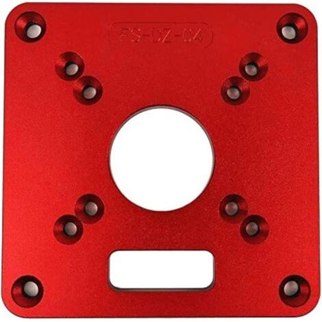 Einlegeplatte Für Namvo Rt0700c Oberfrästisch, 120 X 120 X 8 Mm Aluminium-fräsring, Schraubbare Klapptischplatte Für Holzbearbeitung
