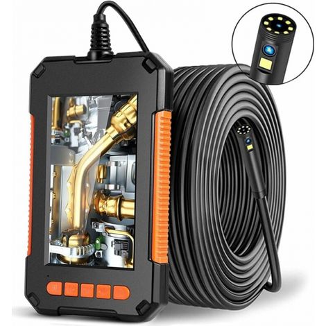 Industrielles Endoskop, Inspektionskamera Mit Doppelkopf, 1080p Hd Digital-endoskop Mit Dual-objektiv, 4,3-zoll-lcd-bildschirm, Wasserdicht Ip67 (2m)
