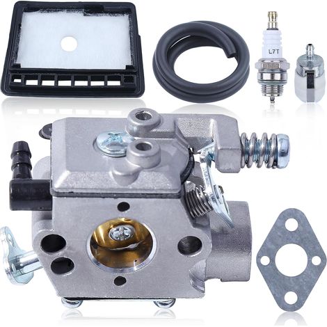 Vergaser-kit Für Echo Cs3000 Cs3400 Cs3450 Cs300 Cs301 Cs305 Cs306 Cs340 Rasenmäher, Vergaser-kit, Benzinfilter, Luftfilter, Schlauch, Zündkerze A021000232
