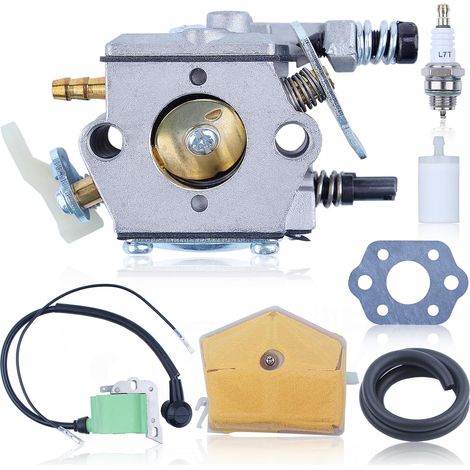 Vergaser-luftfilter-kit Für Husqvarna 51 55 50 Mit Zündkerze, Kraftstoffschlauch, Benzinfilter, Zündspule Und Dichtung 503281504