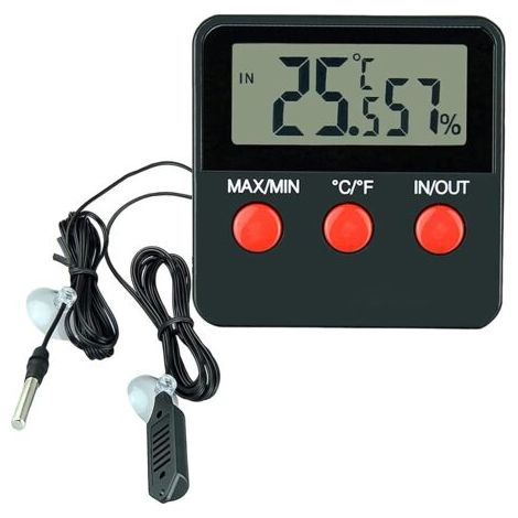 Lcd-digital-thermometer Und Hygrometer Für Reptilien, Terrarien, Haustiere, Inkubatoren Und Aquarien (batterie Nicht Enthalten)