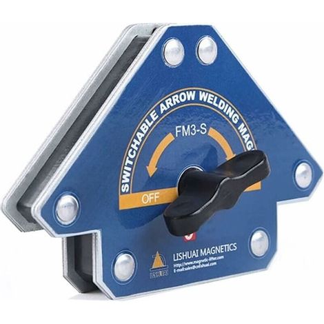 Schweißmagnete, 1 Stück Fm3-s Mit Schalter, Magnetischer Winkelhalter Für Schweißen 15-25 Kg Zur Unterstützung Von 45°, 90°, 135° - Liaiki