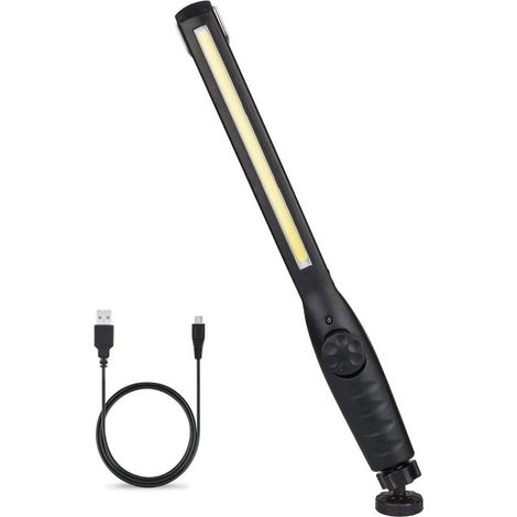 Wiederaufladbare Usb-arbeitsleuchte Cob-inspektionslampe Taschenlampe