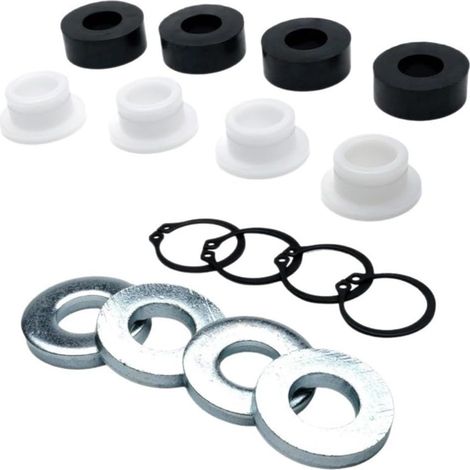 Höhenverstell-set Für Rasenmäher, 16-teilig Mit Metallbuchsen Und Unterlegscheiben, Verbessert Die Schnittgenauigkeit, Kompatibel Mit F123 7434-1 5727-1 5740-2 Für Die Wartung