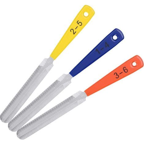 Feilen Für Saitensattel, 3er-pack, Feilen Für Saitensattel, Bundfeilen, Ersatzwerkzeug Für Bass, Mandoline, Banjo, Ukulele
