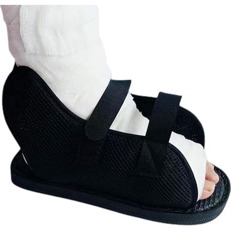Verstellbare Wanderschuhe Nach Operation Mit Atmungsaktiver Kappe, Offener Zehenbereich, Genesung Nach Offenem Gipsverband, Schutzschuhstütze Für Fußverletzungen