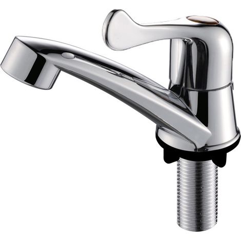 Waschbeckenarmatur, Hinterer Abs-griff, Einhebel-kaltwasserhahn Aus Kunststoff G1/2, Einzellochmontage, Einhebelbedienung, Waschbecken, Badezimmer