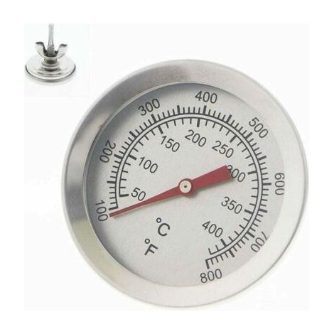 Edelstahl-grillthermometer, Thermometer Für Grill Und Pizzaofen