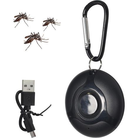 Ultraschall-mückenschutz, Tragbarer Insektenschutz Für Innen- Und Außenbereiche, Vertreibt Effektiv Fliegen, Mäuse, Kakerlaken, Nagetiere Und Spinnen