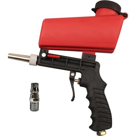 Tragbares Sandstrahlgerät Mit Schwerkraftzufuhr, 90 Psi, Zur Entfernung Von Oberflächenfarbe, Rost, Flecken Und Schmutz.