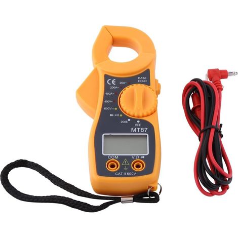 Digitale Stromzange, Professionelles Automatisches Multimeter, Ac/dc-voltmeter, Amperemeter, Stromzange, Ohmmeter, Volt-tester, Lcd-messgerät, Taschengroßes Digitales Multi-testgerät