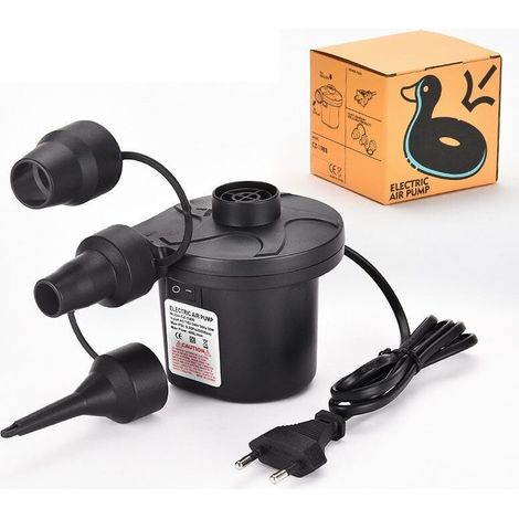 Elektrische Luftpumpe, Aufblas- Und Entlüftungspumpe, 220v/50w, Mit 3 Düsen, Elektrische Pumpe Für Aufblasbare Matratzen, Aufblasbare Pools Und Schwimmringe - Liaiki