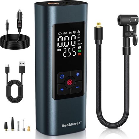 Kabelloser Mini-kompressor 150 Psi Elektrische Luftpumpe Mit Entlüftungsfunktion – Tragbare Pumpe Für Auto, Motorrad, Fahrrad