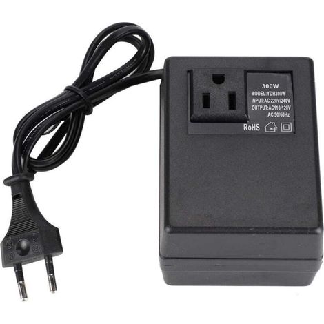 Spannungswandler 220v Auf 110v, Transformator 220v 110v 300w, Spannungskonverter 220v Auf 110v, Steckdosenadapter, Spannungswandler, Leistungssteckdosen-transformator, Eu