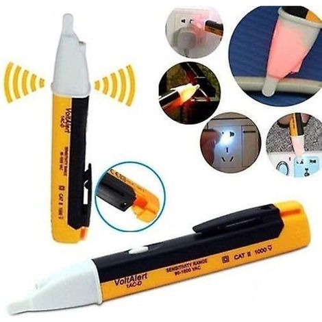 Elektrizitätsdetektor Teststift Digitaler Tester Elektrischer Spannungsdetektor Blau