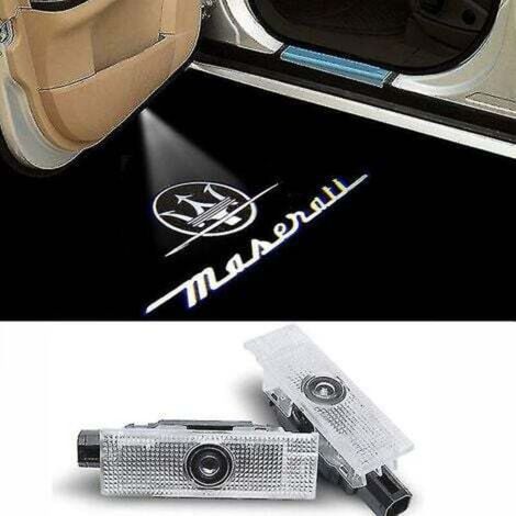 Led-willkommenslichter Für Maserati Ghibli, Levante, Quattroporte – 12v-laserprojektor – Einfache Installation – 50.000 Stunden Lebensdauer