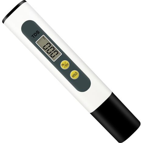 Digitales Tds-wasserqualitätsmessgerät (schwarz) Mit Großem Lcd-bildschirm Für Die Hydrotherapie Zu Hause, 0-9999 Ppm, Trinkwasserqualitätsmonitor.