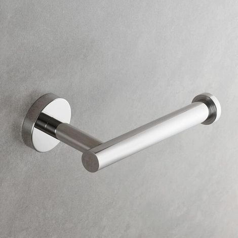 Wandmontierter Toilettenpapierhalter Aus 304 Edelstahl, Taschentuchbox, Beleuchteter Spiegel