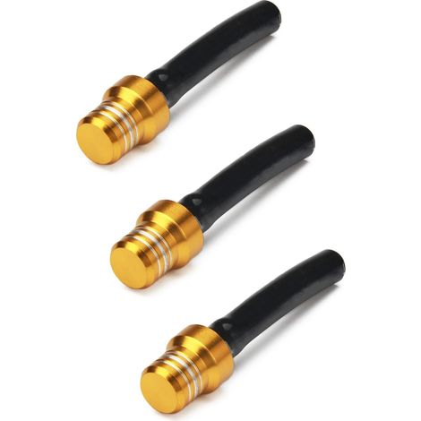 3 Stück Ventil Für Tankdeckel, Motorrad-gastankentlüftungsschlauch, Atmungsaktiver Kraftstoffdeckel Für Pit Dirt Bike Atv Offroad - Gold