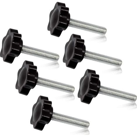 Satz Von 6 Innensechskant-schrauben M6 X 30 - Sechskantform Pflaume - Metrisches Gewinde