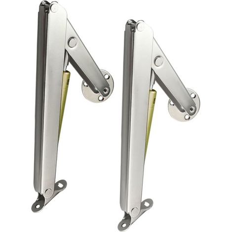 2er-set Deckelstützscharniere Mit Soft-close, Robuste Gasdruckfedern Mit Sicherer Gasfeder, Hydraulische Stange Mit Dämpfer Für Kisten (200n)
