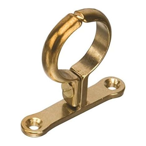 Satz Aus 5 Verschraubbaren Rohrschellen Aus Gegossenem Messing, 22 Mm