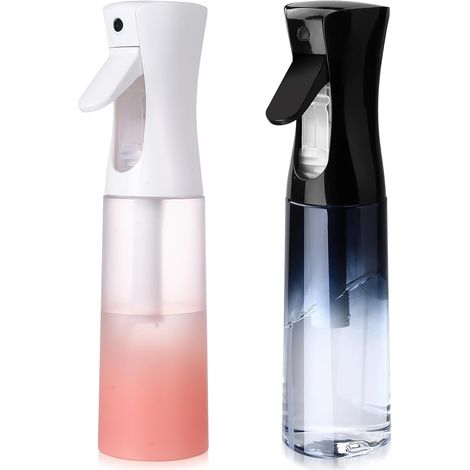 2 Stück Haarsprühflaschen, 300 Ml Feinnebel-sprühflasche, Leere Haarspray-flasche, Leere Sprühflasche, Wasserzerstäuber Für Friseursalons, Gartenpflanzenreinigung