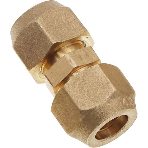 Kupferrohrverlängerung Für Klimaanlagen - Doppelanschluss - Zwischenanschlusskopf - Lötfrei - Kupferrohr 6 Bis 19 Mm - Bördelmutter (12,7 Mm)